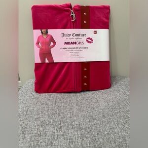 Juicy Couture Mean Girls Classic Velour Zip Up Hoodie